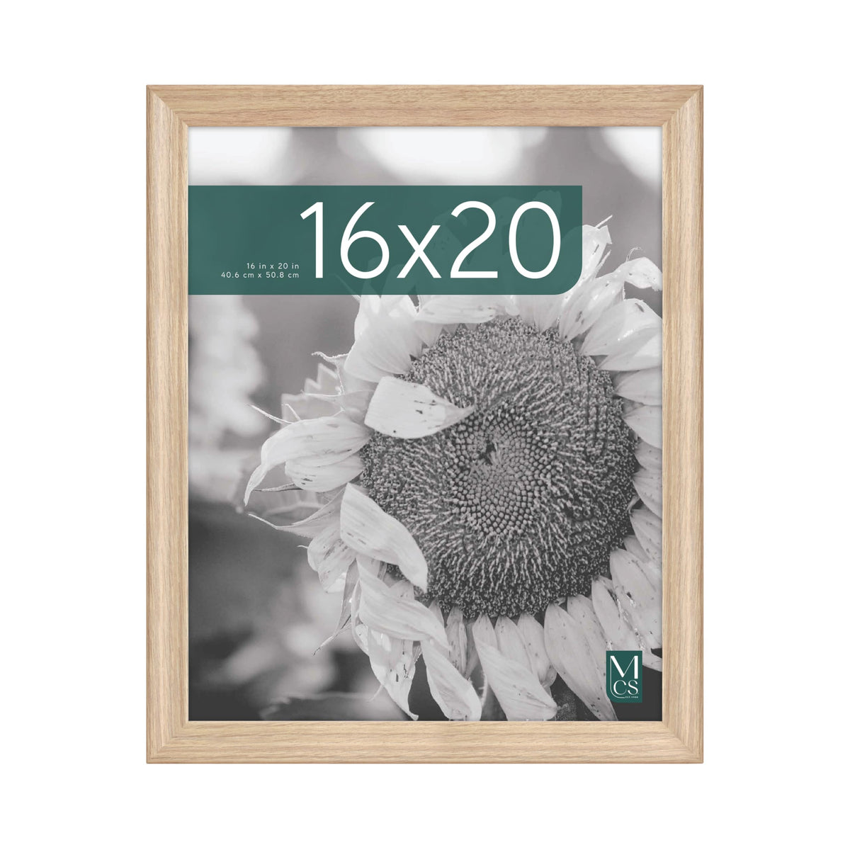 MCS Studio Gallery Classic frame front view with natural woodgrain