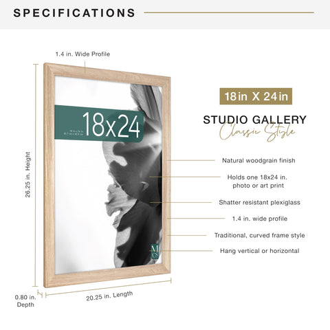 MCS Studio Gallery Classic plexiglass front protecting artwork