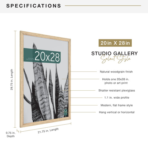 MCS Studio Gallery plexiglass front protects posters and prints