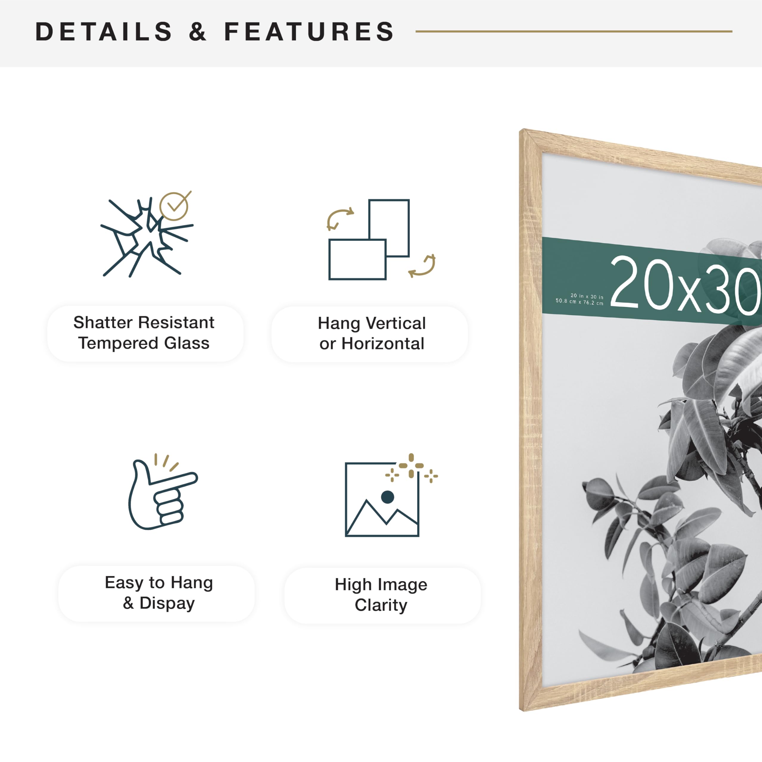 MCS Studio Gallery has a slim 1.1-inch profile for modern frames.