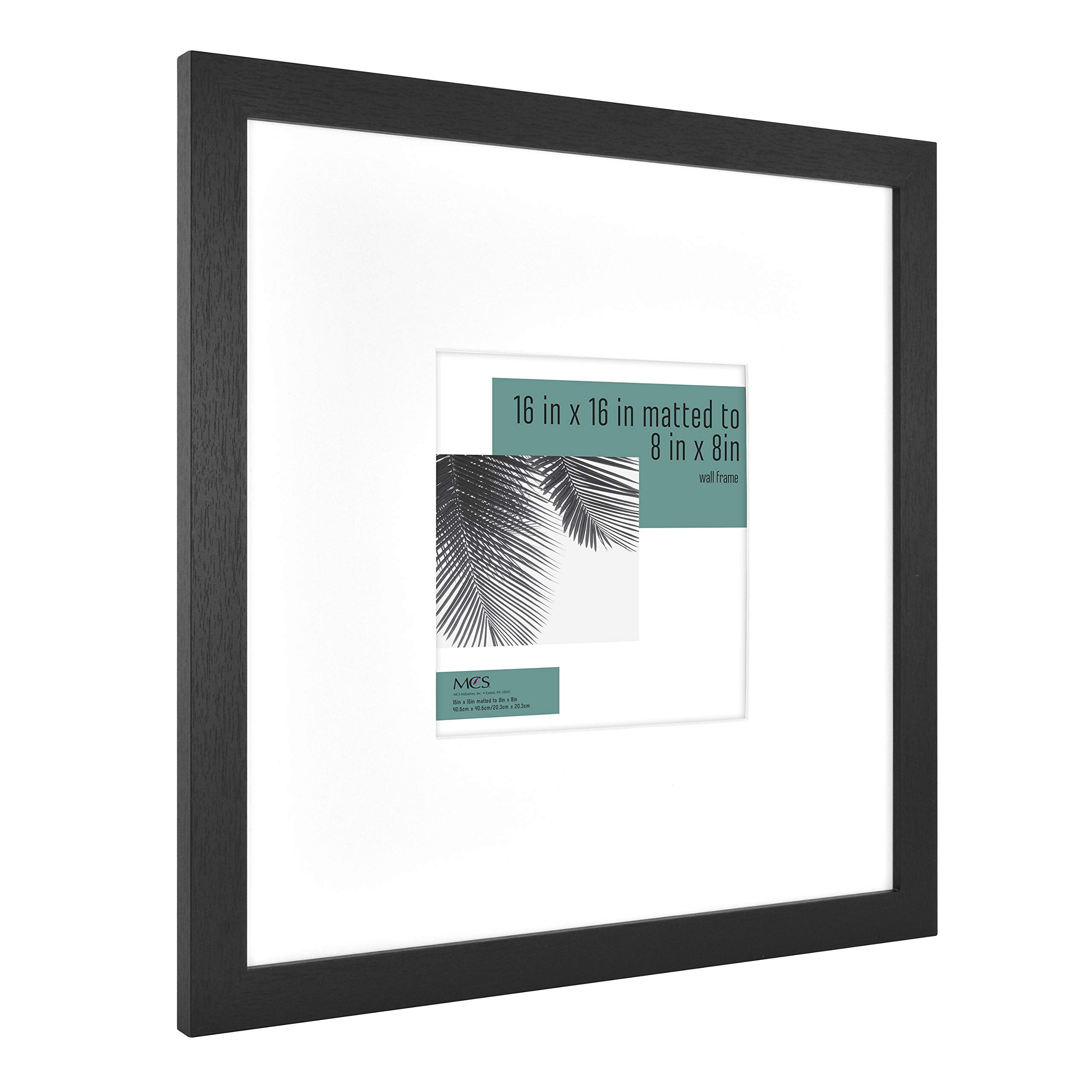 MCS Studio Gallery frame with white mat ideal for a tidy 8x8 photo display