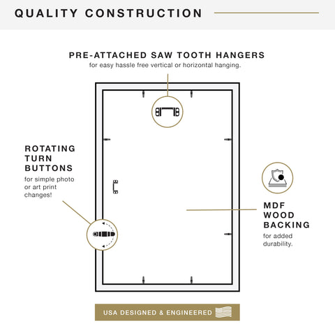 MCS Studio Gallery holds 16x24 posters, photos or art prints securely