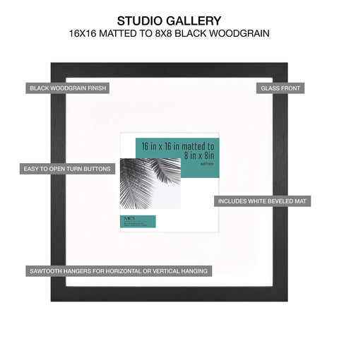 MCS Studio Gallery frame with turn buttons makes photo insertion effortless
