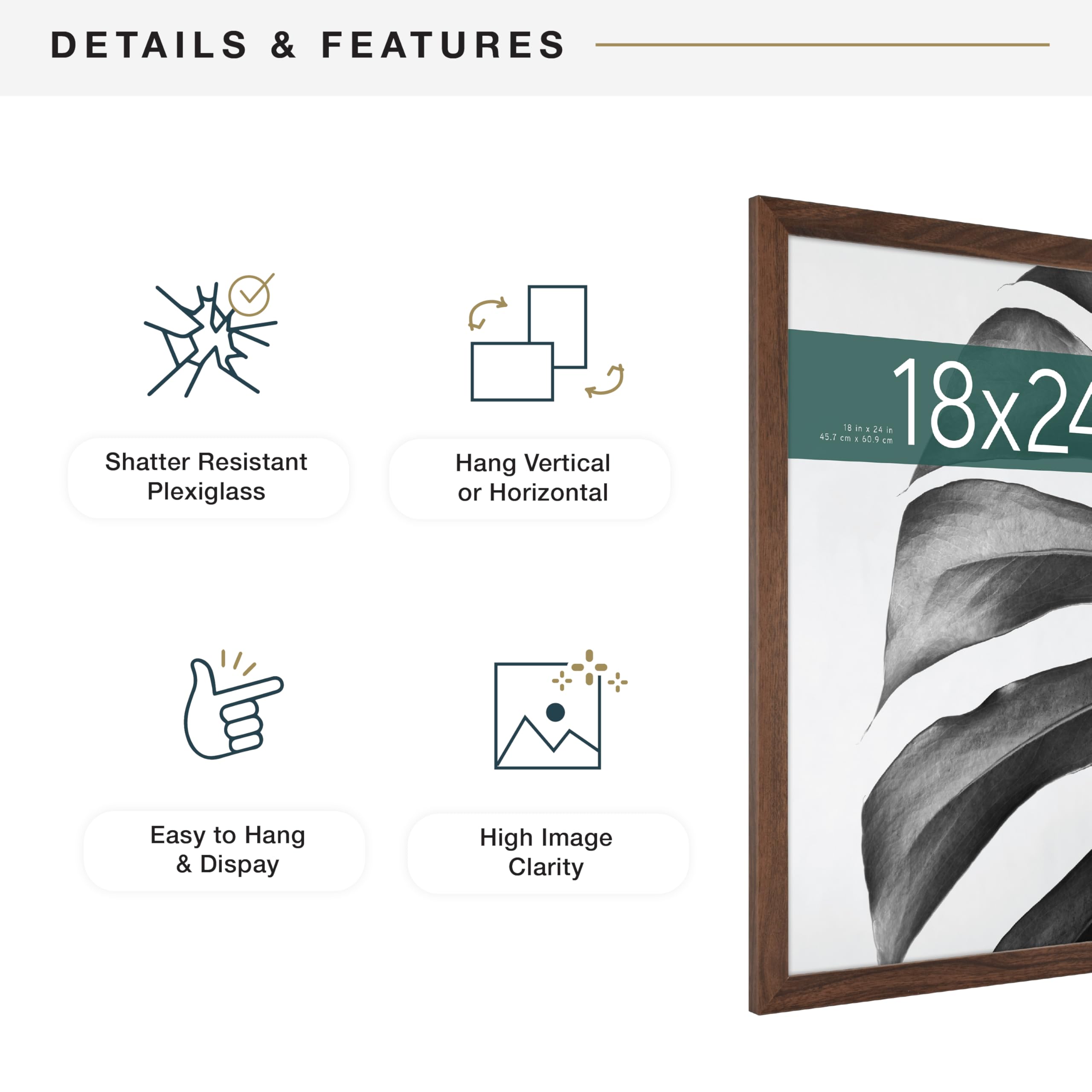 Frame ready to help create a stylish gallery wall collection.