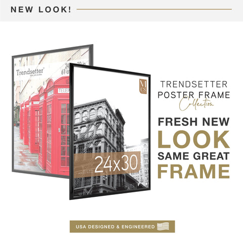 MCS Trendsetter frame side profile highlighting the slim 1-inch profile