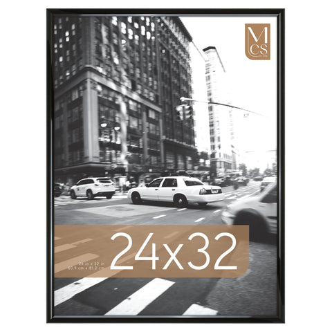 MCS Trendsetter frame front view with sleek black finish ideal for posters and photos.