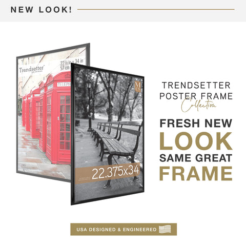MCS Trendsetter frame profile shows 1-inch width for stability