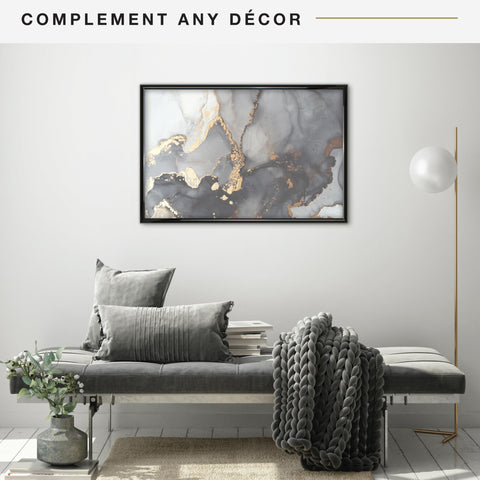 MCS Trendsetter black frame with shatterproof styrene front protects artwork
