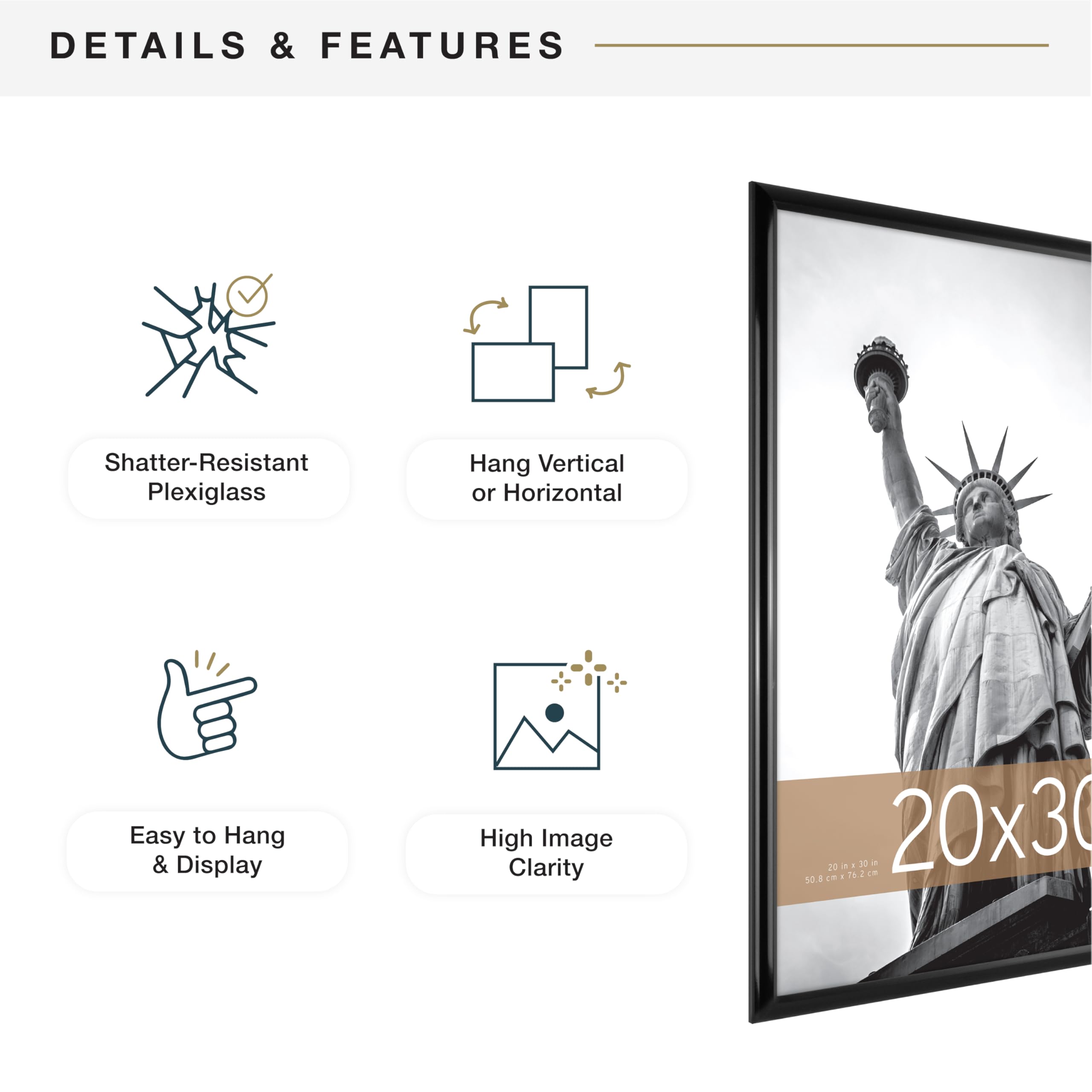 MCS Trendsetter horizontal wall display offering versatile mounting options