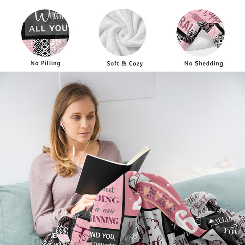 Gift-ready Mcurore graduation blanket ideal for celebrations