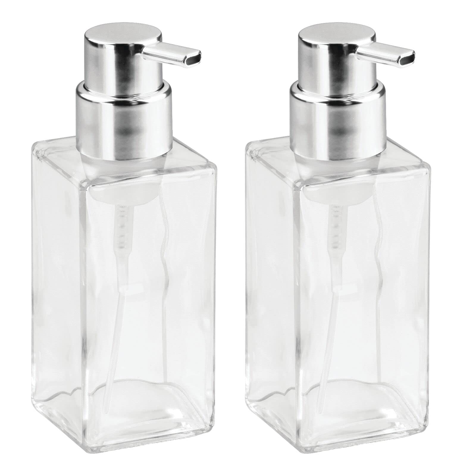 mdesign square pump top adds modern flair to your sink area