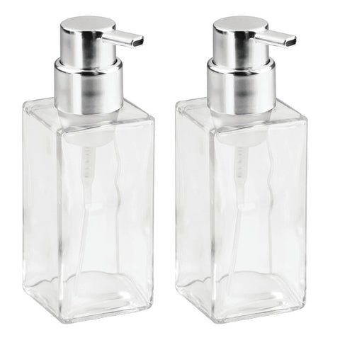 mdesign square pump top adds modern flair to your sink area