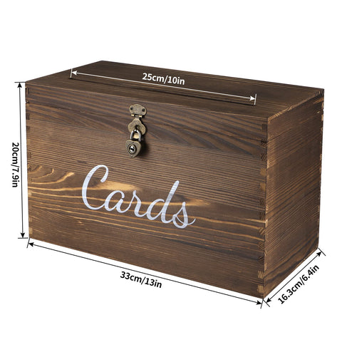 MDLUU card box front view with slot to slide envelopes smoothly