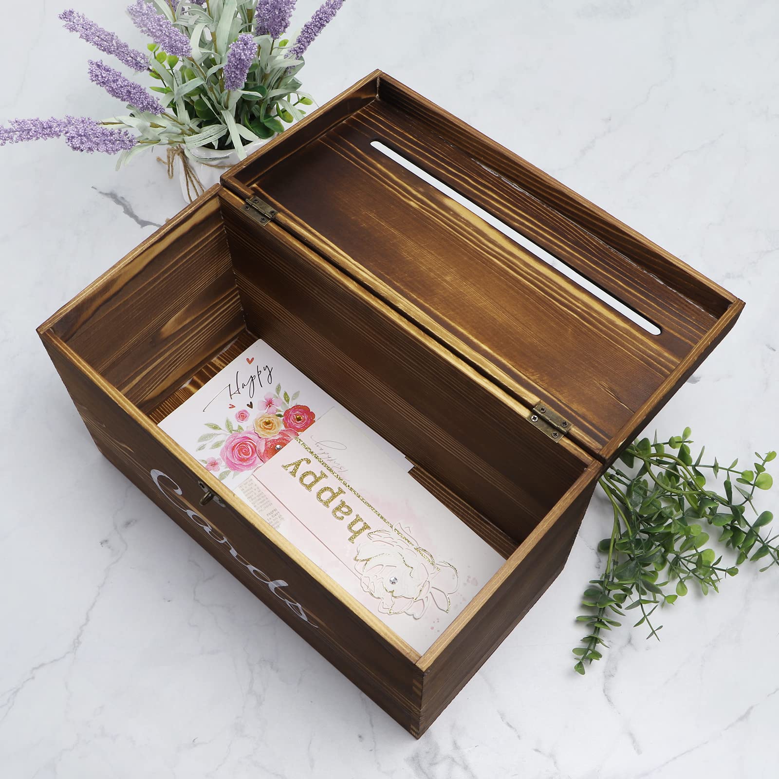 MDLUU solid wood box showcases natural brown finish and sturdy construction