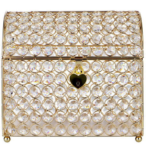 MDLUU heart lock card box with secure lock for safeguarding cards at events.