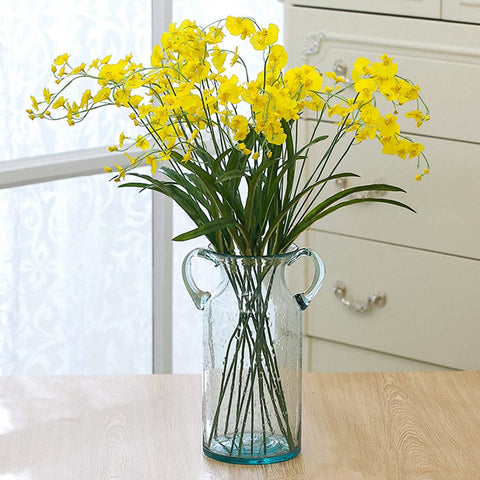 MDLUU tall vase fits coastal and farmhouse decor on dining or mantel.