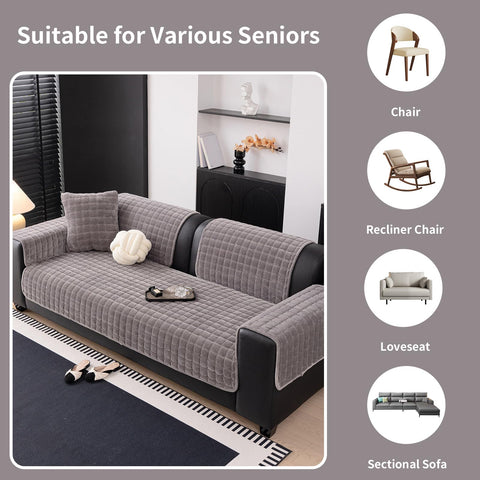 MDSASFD velvet couch cover used as baby play mat shows versatility.