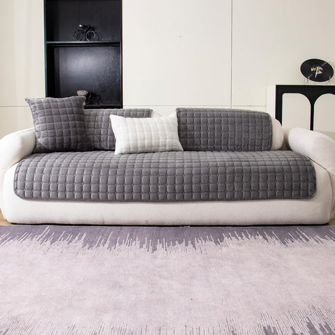 MDSASFD velvet couch cover pet-friendly protection against spills.