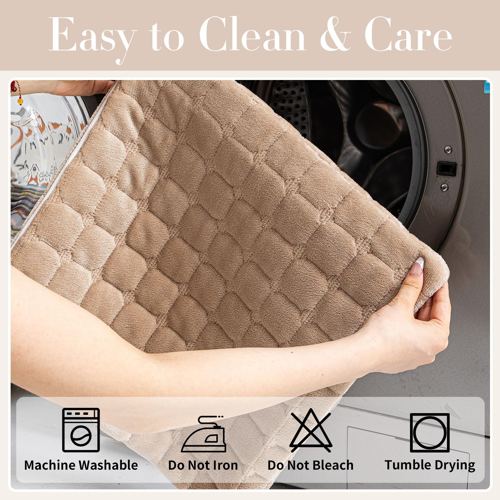 MDSASFD velvet couch cover protects furniture from pets and kids.