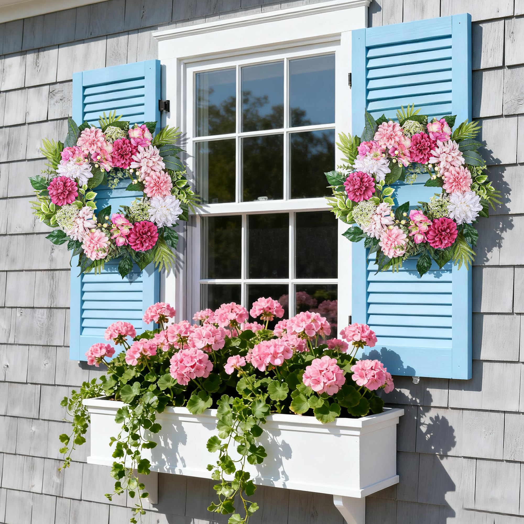 MDSTBN front door wreath suits farmhouse and modern homes
