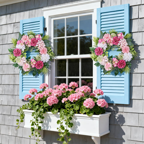 MDSTBN front door wreath suits farmhouse and modern homes