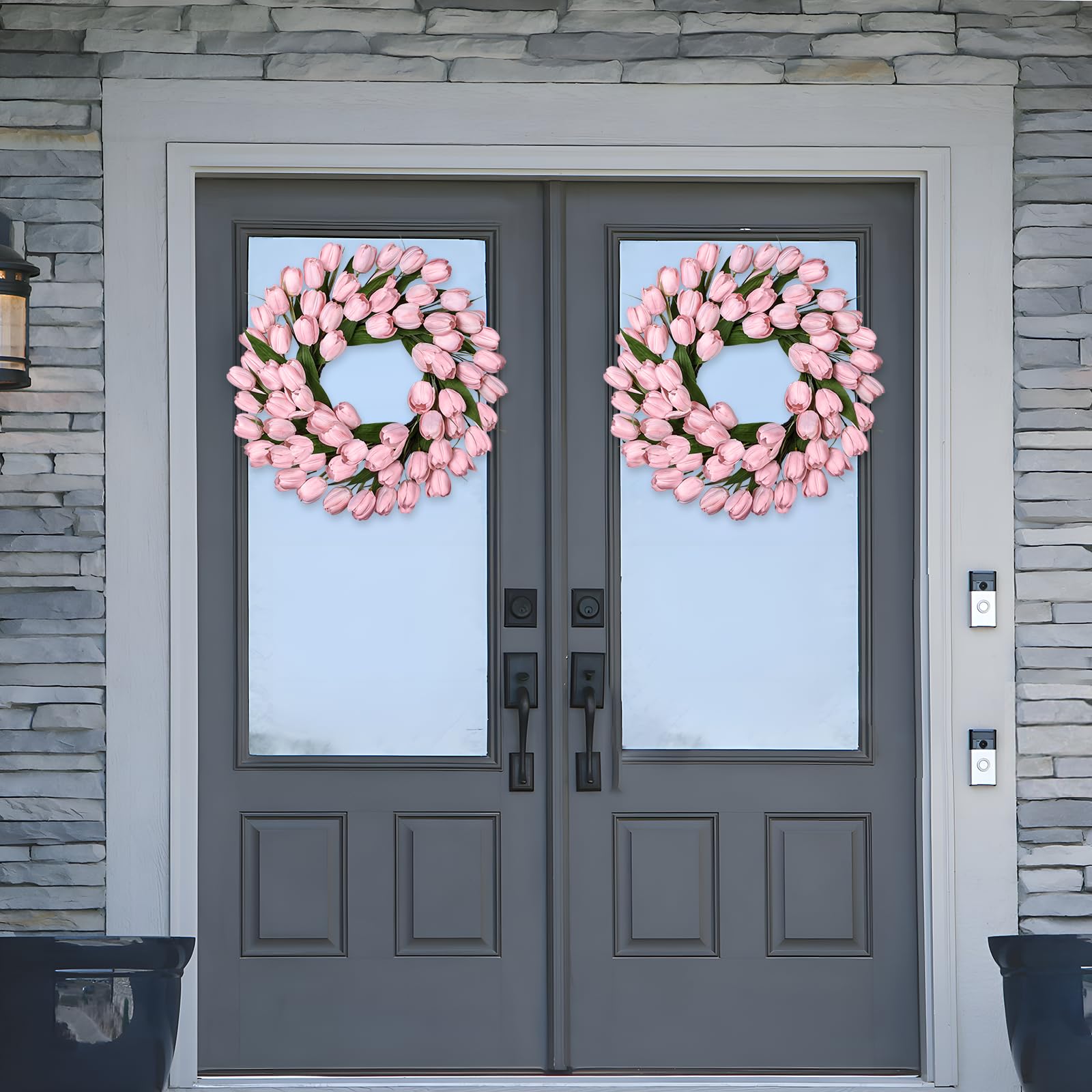 MDSTBN gift-ready wreath ideal for housewarming or wedding decor.