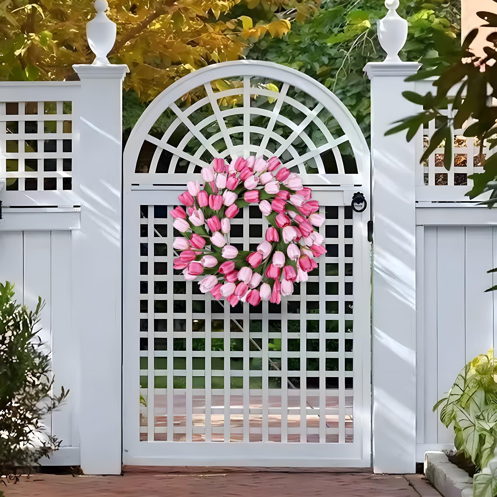 MDSTBN mantel or living room decor adds timeless spring-summer freshness.