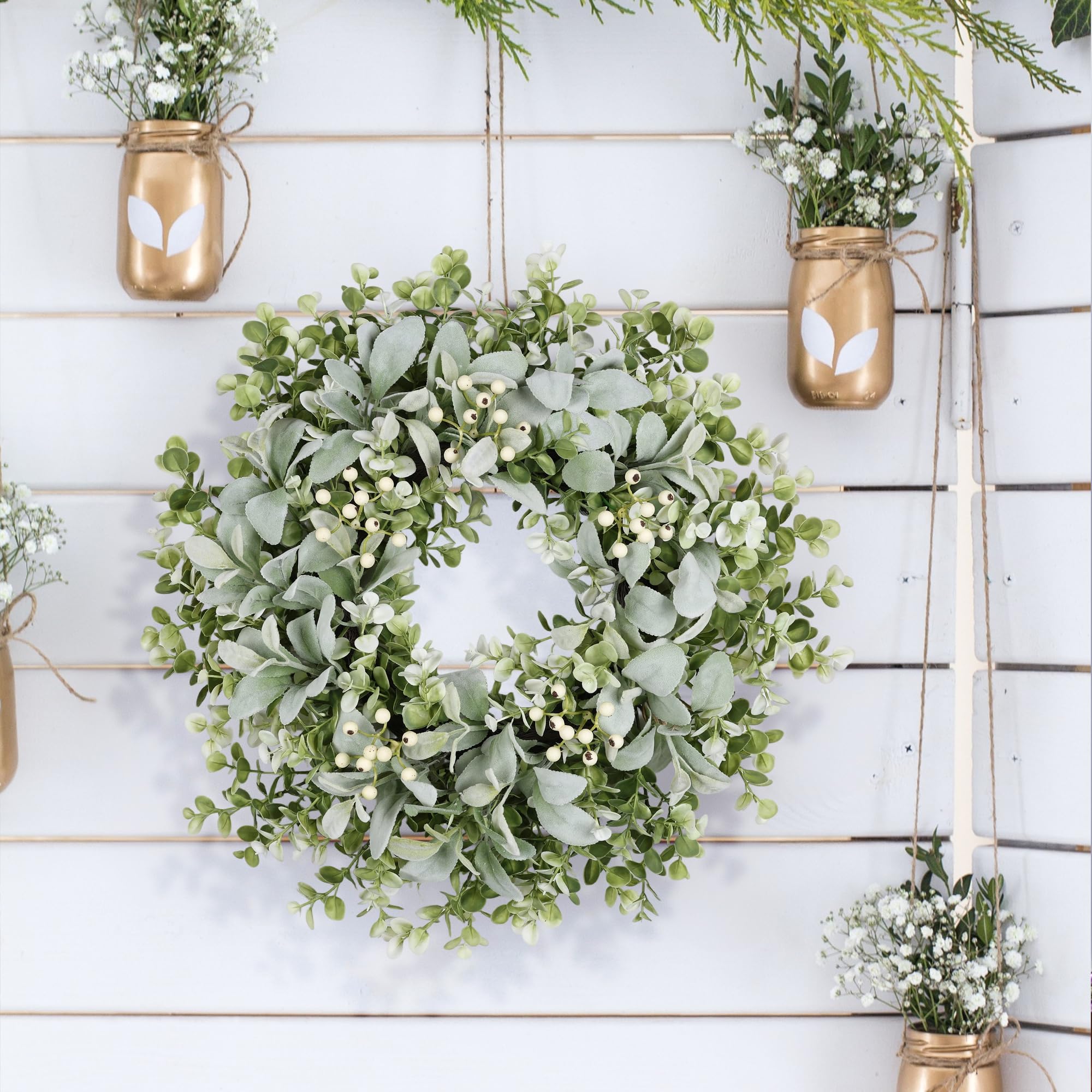 MDSTBN oversized wreath on display for doors or walls
