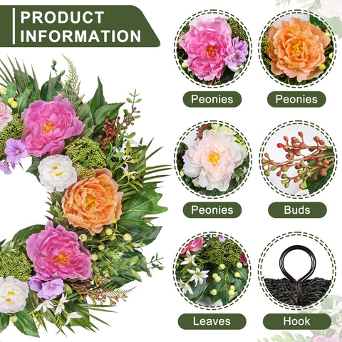 MDSTBN silk peonies and hydrangeas close-up showcases lifelike texture and vibrant color