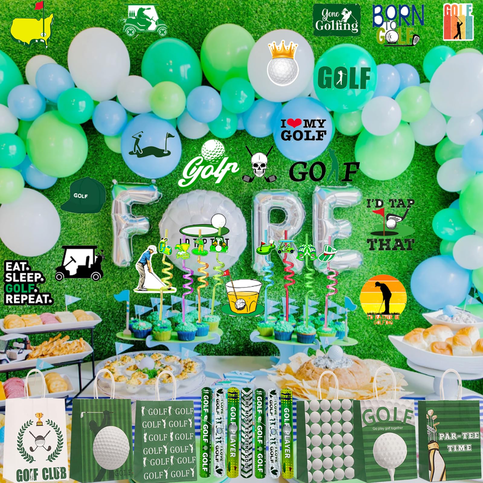 Meaxur golf stickers bring vibrant decoration and prizes to events.