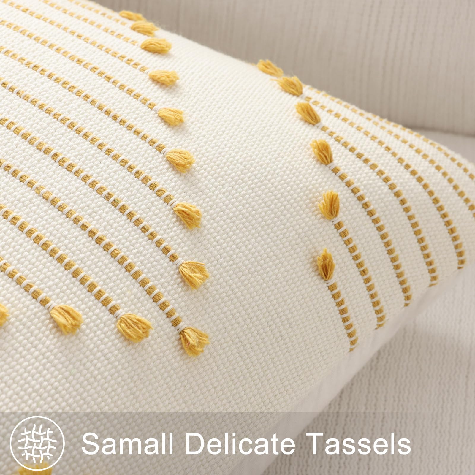 Mecatny outdoor pillow cover 12x20 resists fading for year-round porch decor.