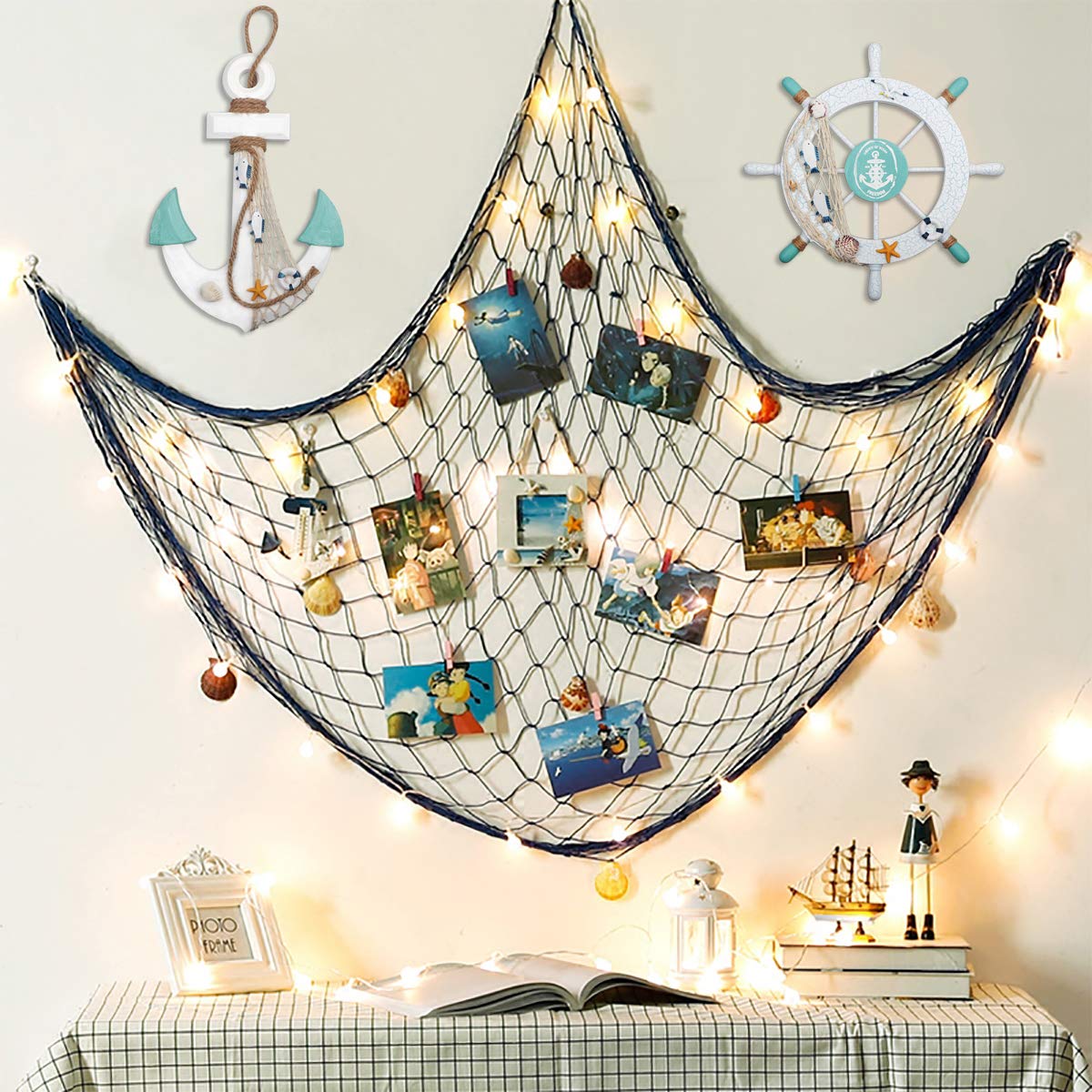 Meching beach theme wall art suitable for living rooms