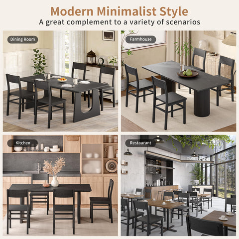 MECHYIN dining chair set 4, assembly process with clear instructions