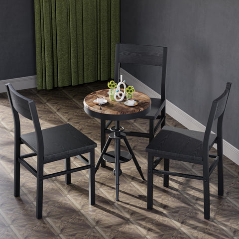 MECHYIN dining chair set 4 in a dining room with warm farmhouse vibe