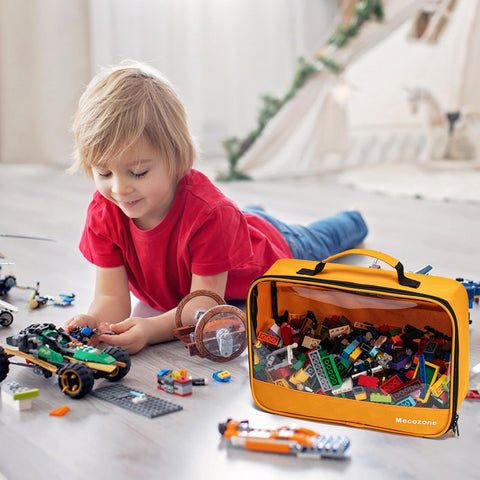 Versatile case fits bricks, puzzles, and other small toys