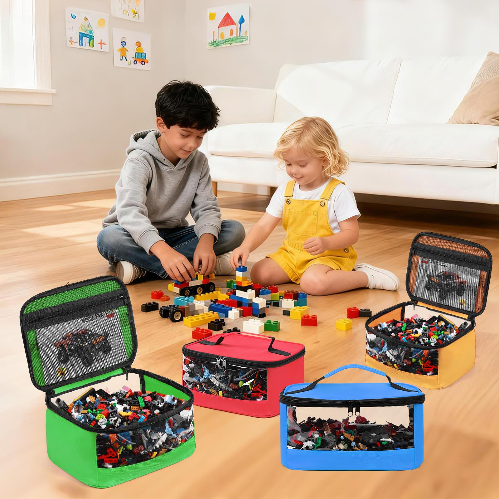 Mecozone stackable design saves shelf space when stored.
