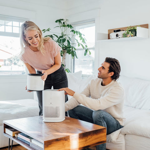 Medify MA-14 in bedroom providing clean air for rest