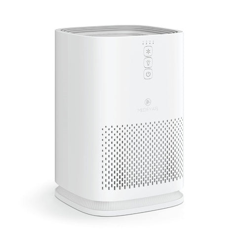 Medify MA-14 purifier front view for compact room air cleaning