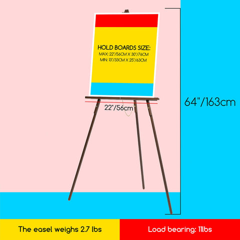 MEEDEN wood easel displays posters on a stable tripod.