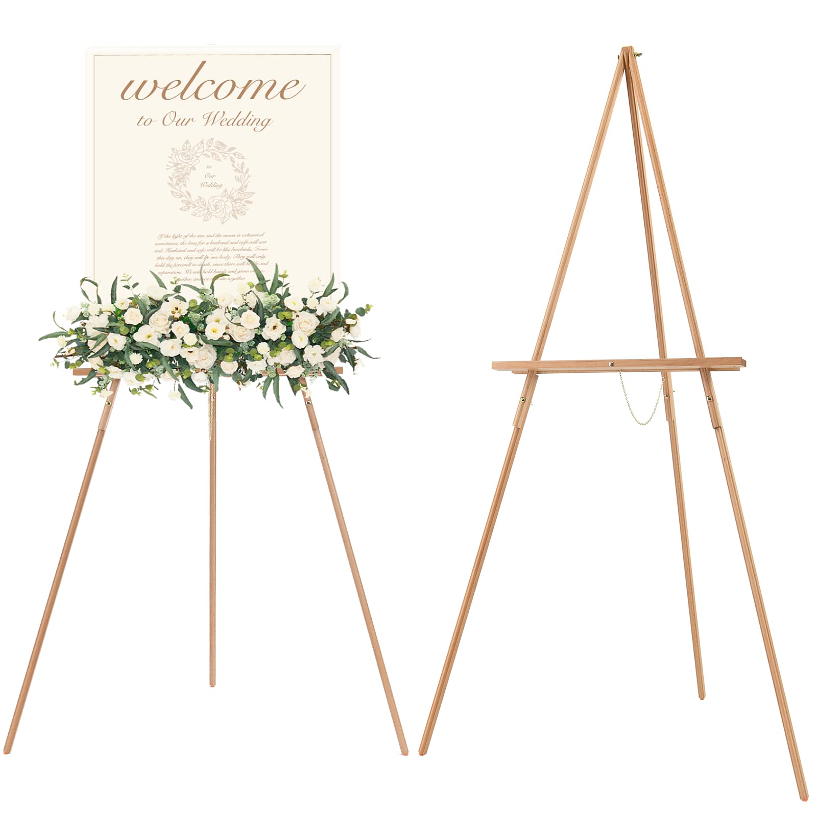 MEEDEN wood easel stand displays posters clearly for exhibitions
