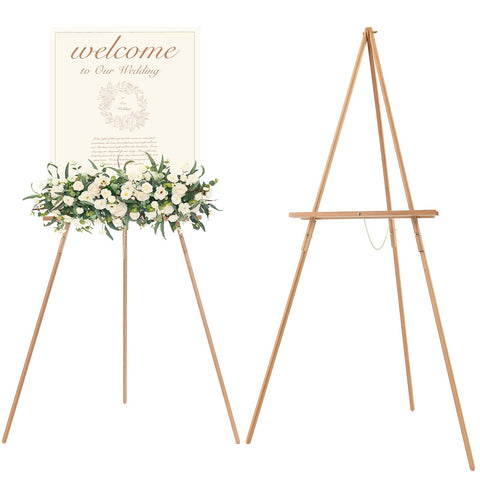 MEEDEN wood easel stand displays posters clearly for exhibitions