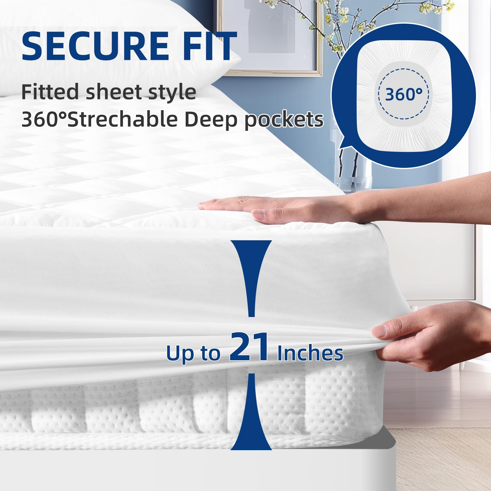 MEELUS protector ideal for families and pets, protecting against spills and accidents