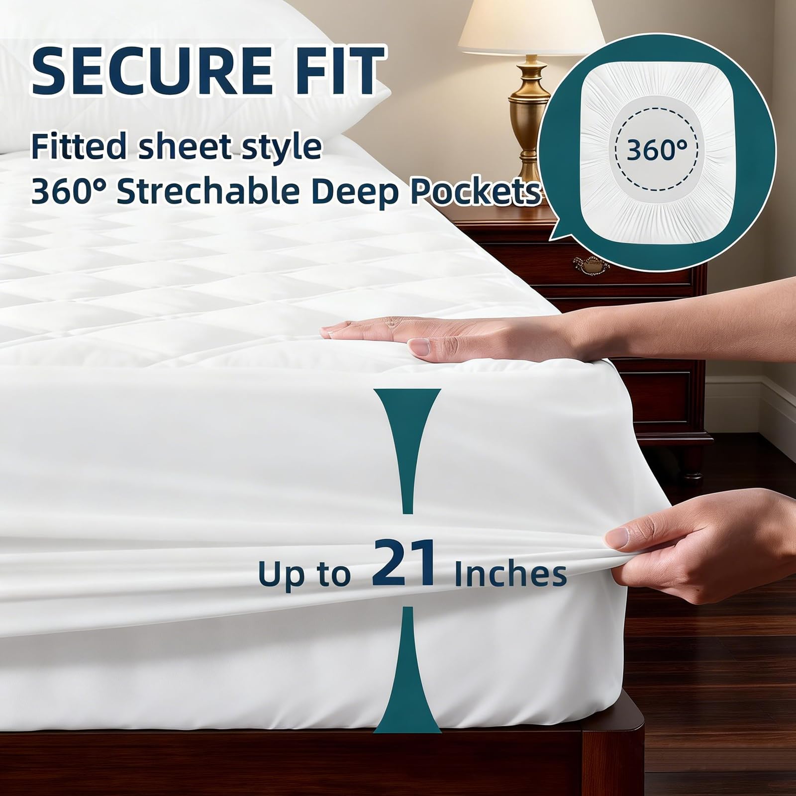 Meelus breathable OEKO-TEX fabric for cool, comfortable sleep