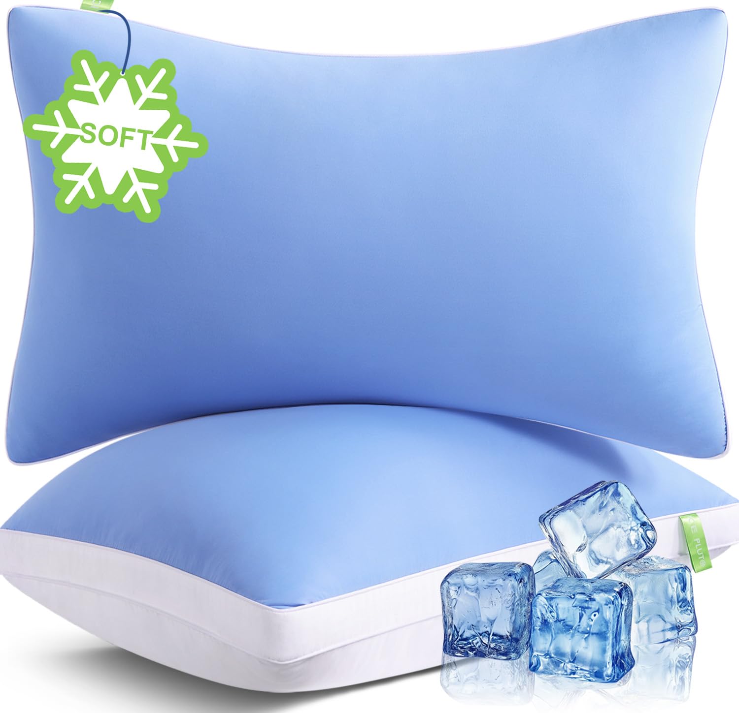 MEELUS silky-soft pillow fabric reduces skin friction for smoother skin and hair.