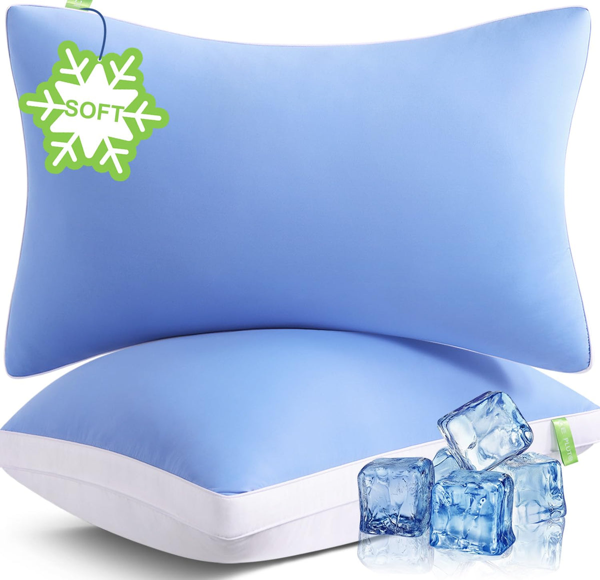 MEELUS silky-soft pillow fabric reduces skin friction for smoother skin and hair.