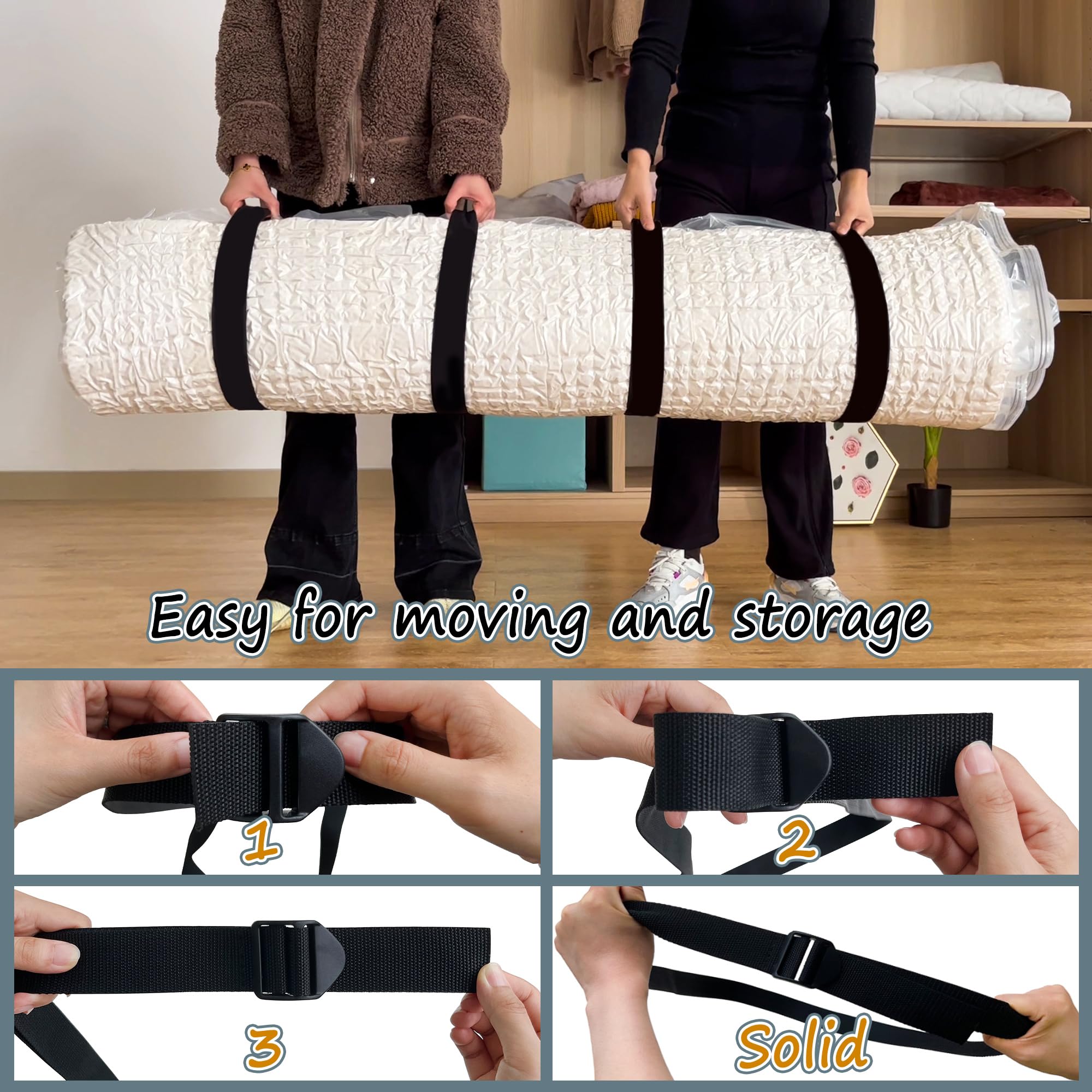 Meersburg vacuum mattress bag travel-friendly design fits car trunks