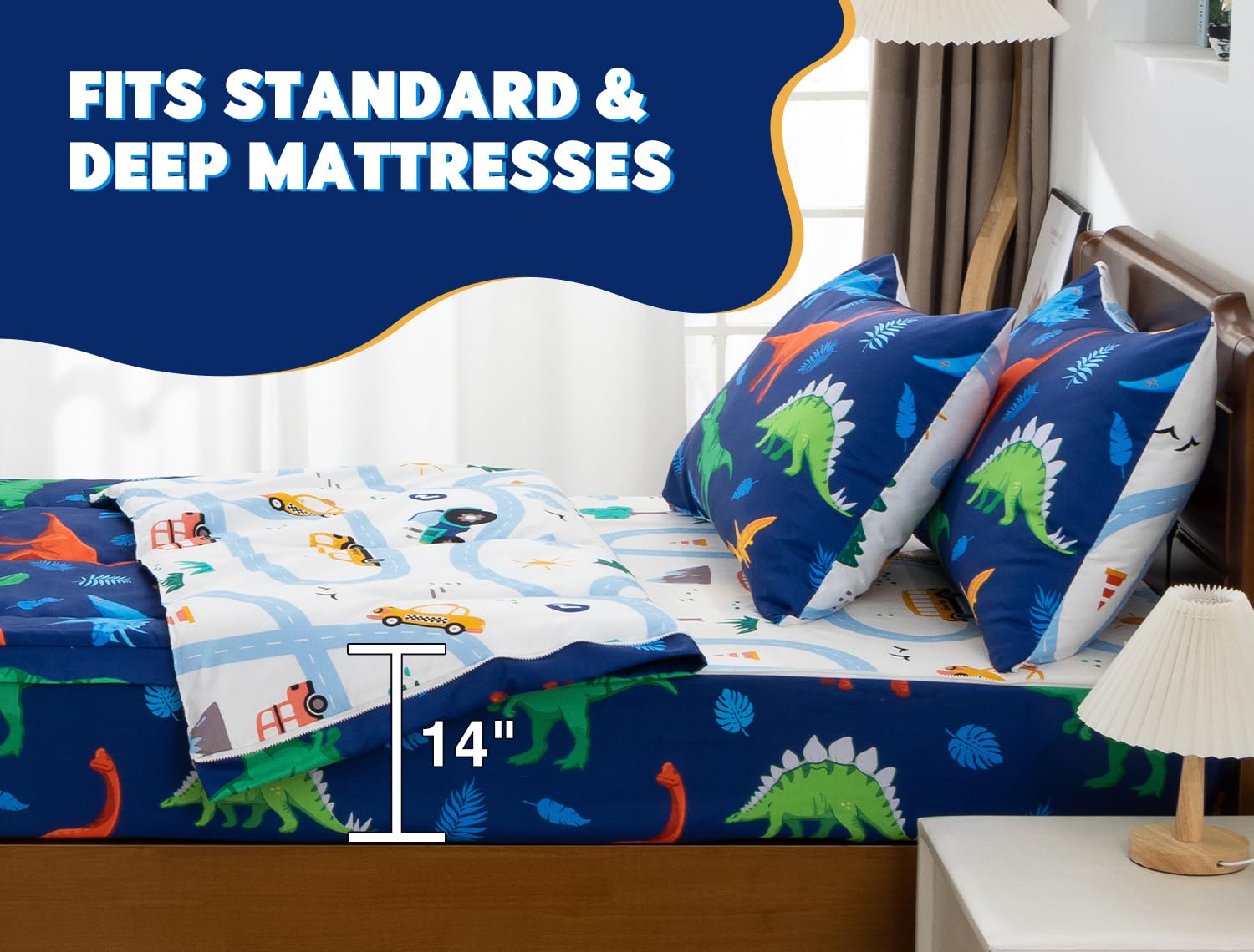 Meeting Story fitted sheet 39x75 base for secure sleep setup