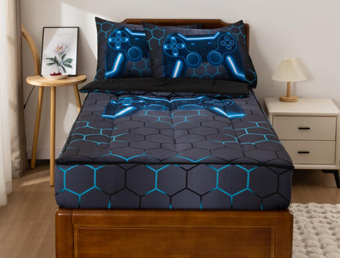 Meeting Story game-pattern with 3D honeycomb creates playful sleep mood