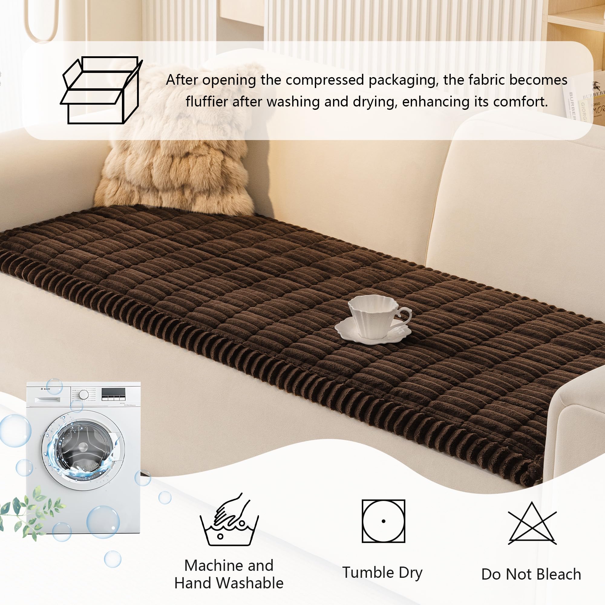 MEETSKY measure-for-fit guidance helps you select the right size for your sofa.
