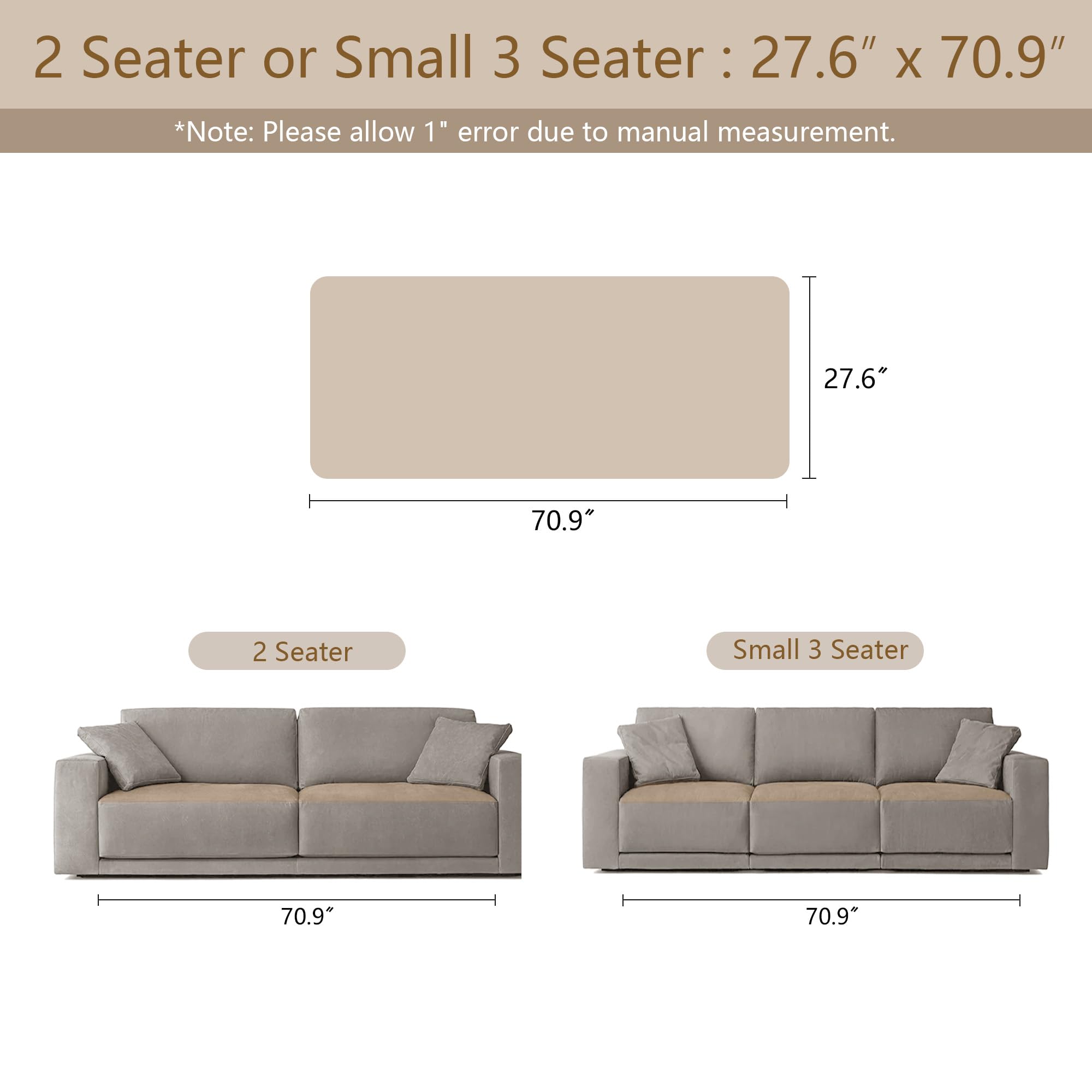 MEETSKY pet-friendly sofa protector shields against hair, dirt, and scratches.
